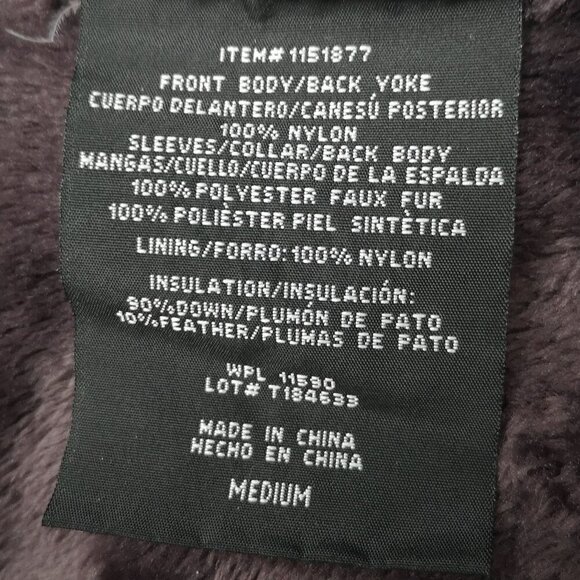 32 Degrees Heat Ladies Size Medium Purple Full Zip Lightweight 90 % Down Jacket - Picture 5 of 11